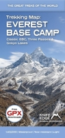 Everest Base Camp Trekking Map: Classic EBC, Three Passes & Gokyo Lakes (Trekking Maps) 1912933535 Book Cover