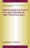 From Adolescence to Adulthood in the Vietnam Era 1441935592 Book Cover