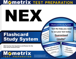 Nex Flashcard Study System: Nex Practice Test Questions and Review for the Nln Nurse Entrance Exam 1516726529 Book Cover