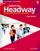 American Headway Third Edition: Level 1 Student Book: With Oxford Online Skills Practice Pack 0194725650 Book Cover