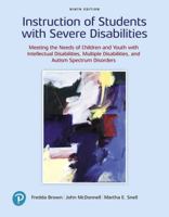 Instruction of Students with Severe Disabilities, Pearson Etext -- Access Card 0135188261 Book Cover