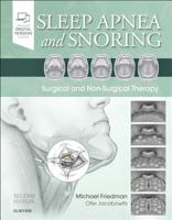 Sleep Apnea and Snoring: Surgical and Non-Surgical Therapy 0323443397 Book Cover