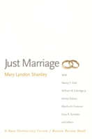 Just Marriage (New Democracy Forum/Boston Review) 019517626X Book Cover