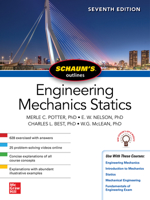 Schaum's Outline of Engineering Mechanics: Statics, Seventh Edition 1260462889 Book Cover