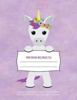 Handwriting Practice Paper: Unicorn Dotted Midline Handwriting Practice Notebook Pages for Pre-K through 2nd Grade 1093754729 Book Cover