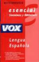 Diccionario Esencial De Sinonimos Y Antonimos 8471539691 Book Cover