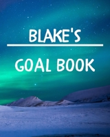 Blake's Goal Book: New Year Planner Goal Journal Gift for Blake / Notebook / Diary / Unique Greeting Card Alternative 1677090014 Book Cover