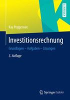 Investitionsrechnung: Grundlagen Aufgaben Losungen 3658030909 Book Cover