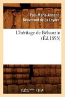 L'Ha(c)Ritage de Ba(c)Hanzin (A0/00d.1898) 201258277X Book Cover