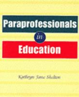 Paraprofessionals in Education 0827381824 Book Cover