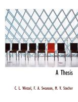 A Thesis 1010312529 Book Cover