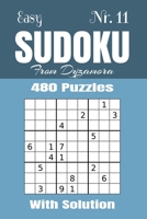 Easy Sudoku Nr.11: 480 puzzles with solution 1695751752 Book Cover