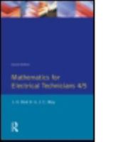 Mathematics for Electrical Technicians: Level 4-5 (Longman Technician Series) 0582234212 Book Cover