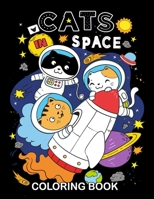 Cats in Space Coloring Book: B0CH2PPC53 Book Cover