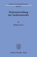 Weiterentwicklung Des Tariftreuerechts 3428158725 Book Cover