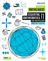 Jacaranda Maths Quest 11 Essential Mathematics Units 1&2 for Queensland, 2e Learnon & Print 1394269587 Book Cover