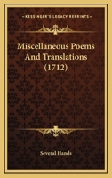 Miscellaneous Poems And Translations 1166318818 Book Cover