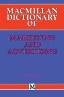 Macmillan dictionary of marketing & advertising 0893972061 Book Cover