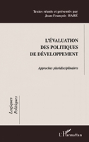 L'Évaluation Des Politiques de Développement: Approches pluridisciplinaires 2747517810 Book Cover