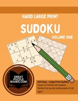 Hard Large Print Sudoku Volume One 196359715X Book Cover