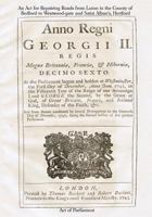 An Act for Repairing Roads from Luton in the County of Bedford to Westwood-gate: Anno Regni Georgii II [1743] 1978189230 Book Cover