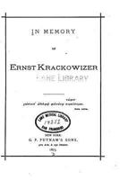 In Memory of Ernst Krackowizer 1533171580 Book Cover