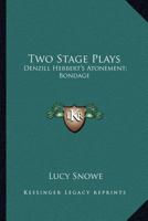 Two Stage Plays 1163234796 Book Cover