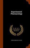 Experimental Pharmacology 114485959X Book Cover