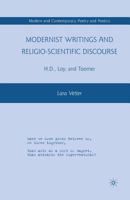 Modernist Writings and Religio-Scientific Discourse: H.D., Loy, and Toomer 1349383252 Book Cover