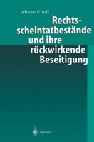 Rechtsscheintatbestande Und Ihre Ruckwirkende Beseitigung 3540654321 Book Cover