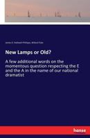 New Lamps or Old? 0526461799 Book Cover