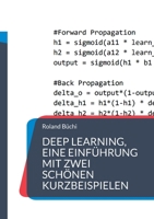 Deep Learning, eine Einführung mit zwei schönen Kurzbeispielen 3756833127 Book Cover