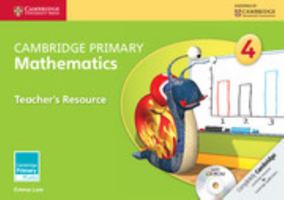 Cambridge Primary Mathematics Stage 4 Teacher's Resource with CD-ROM B01M6YCP7X Book Cover