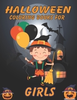 HALLOWEEN COLORING BOOK FOR GIRL: Spooky Cute Halloween Coloring Book GIRL B09DJ91L4Q Book Cover