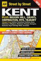 Aa Street by Street Kent 0749528109 Book Cover
