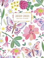 2020-2021 Monthly Planner: Large Two Year Planner (Summer Meadow) 1706247060 Book Cover