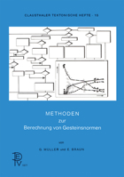 Methoden Zur Berechnung Von Gesteinsnormen 3540628258 Book Cover