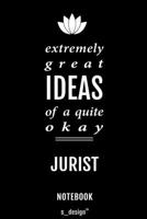 Notebook for Jurists / Jurist: awesome handy Note Book [120 blank lined ruled pages] 1700609823 Book Cover