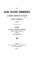 De Jacob Peletarii Cenomanensis arte poetica, 1555 1141262290 Book Cover