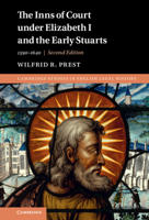 The Inns of Court under Elizabeth I and the Early Stuarts: 1590–1640 110884538X Book Cover