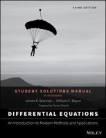 Differential Equations: An Introduction to Modern Methods and Applications--Student Solutions Manual 0470125535 Book Cover