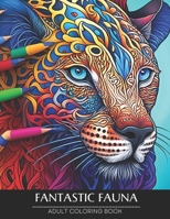 fantastic fauna coloring book for adult: Stress Relieving Mindfulness Mandala Style B0C4MWNPYR Book Cover