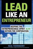 Lead Like an Entrepreneur 0072262354 Book Cover