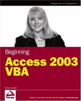 Beginning Access 2003 VBA (Programmer to Programmer) 0764556592 Book Cover