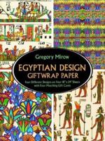 Egyptian Design Giftwrap Paper 0486272354 Book Cover