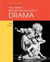 The Compact Bedford Introduction to Drama 0312255950 Book Cover