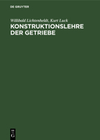 Konstruktionslehre der Getriebe 3112480074 Book Cover