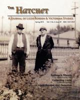 The Hatchet: A Journal of Lizzie Borden & Victorian studies Vol. 7, No. 2, Issue 29 1441437770 Book Cover
