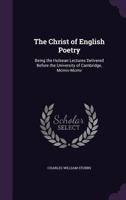 The Christ Of English Poetry 1165675080 Book Cover