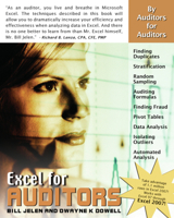 Excel for Auditors: Audit Spreadsheets Using Excel 97 through Excel 2007 (Excel for Professionals series) 1932802169 Book Cover
